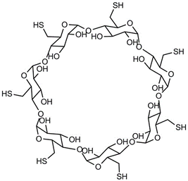 Sell Hexakis-(6-Mercapto-6-deoxy)-alpha-Cyclodextrin cas 180839-60-5