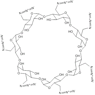 Heptakis(6-Azido-6-deoxy)-Beta-cyclodextrin CAS 53958-47-7